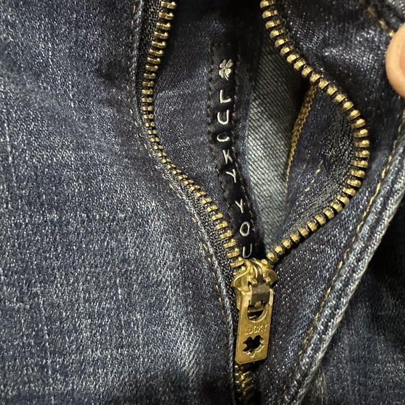 Lucky Brand 363 Vintage Straight Men's 40X30 Jeans Denim Blue Dark Wash - Picture 4 of 12